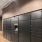 package lockers in a bright room