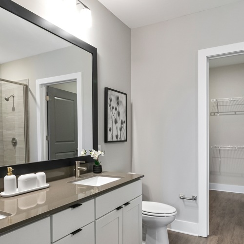 Bell Chapel Hill Bathroom bathroom with tub and easy access to closet